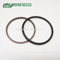 brown 40% bronze PTFE step seal rod buffer for hydraulic cylinder GSJ
